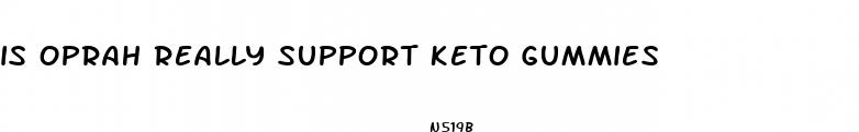 is oprah really support keto gummies