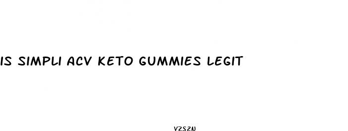 is simpli acv keto gummies legit
