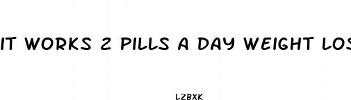 it works 2 pills a day weight loss