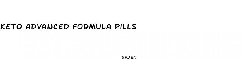 keto advanced formula pills