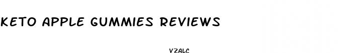 keto apple gummies reviews