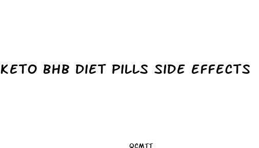 keto bhb diet pills side effects