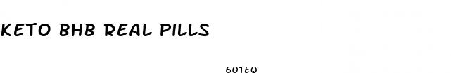 keto bhb real pills