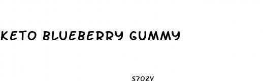 keto blueberry gummy
