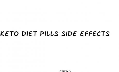 keto diet pills side effects