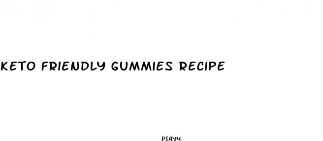 keto friendly gummies recipe