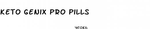 keto genix pro pills