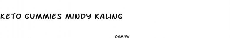 keto gummies mindy kaling