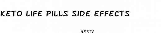 keto life pills side effects