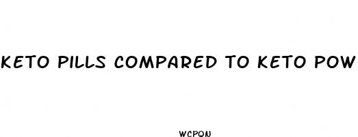 keto pills compared to keto powder