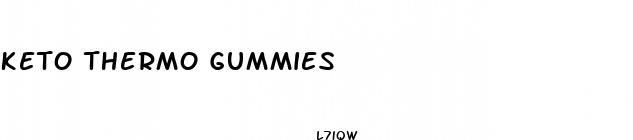 keto thermo gummies