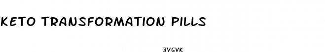 keto transformation pills