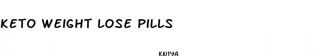 keto weight lose pills