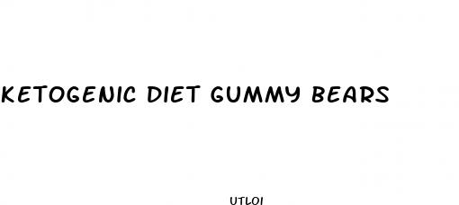 ketogenic diet gummy bears