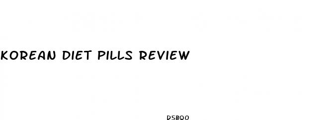 korean diet pills review