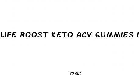 life boost keto acv gummies ingredients