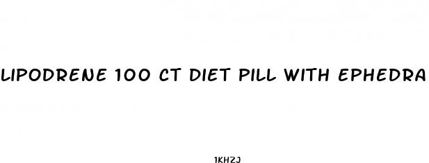 lipodrene 100 ct diet pill with ephedra