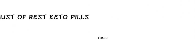 list of best keto pills