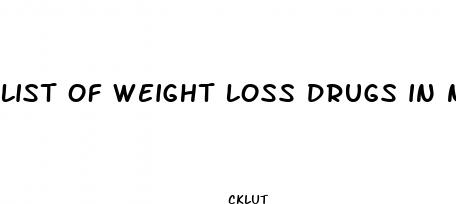 list of weight loss drugs in nigeria