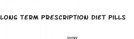 long term prescription diet pills