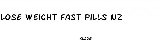 lose weight fast pills nz