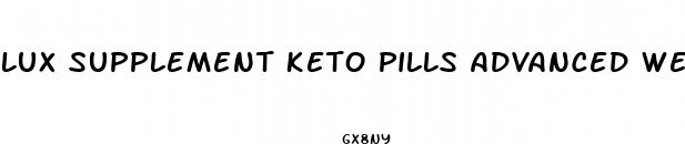 lux supplement keto pills advanced weight loss bhb salt