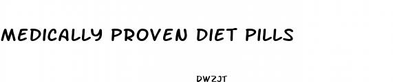 medically proven diet pills