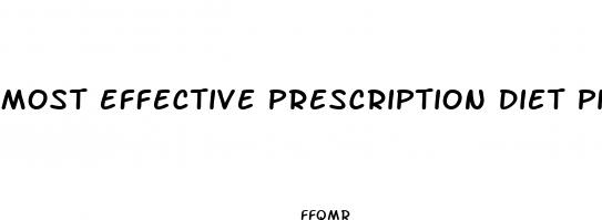 most effective prescription diet pills
