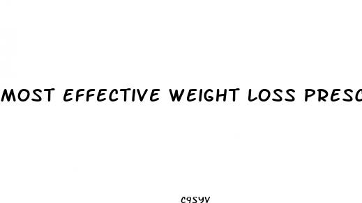most effective weight loss prescription pills