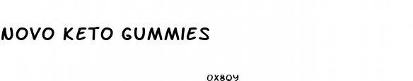 novo keto gummies