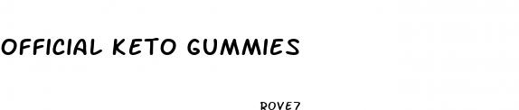 official keto gummies