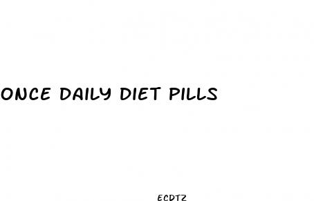 once daily diet pills