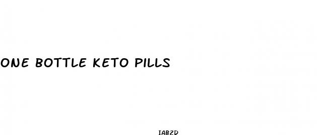 one bottle keto pills