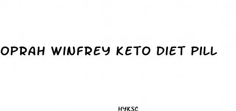 oprah winfrey keto diet pill