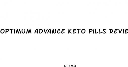 optimum advance keto pills reviews