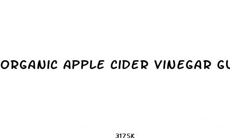 organic apple cider vinegar gummy