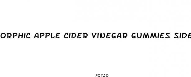 orphic apple cider vinegar gummies side effects