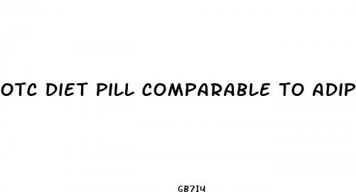 otc diet pill comparable to adipex