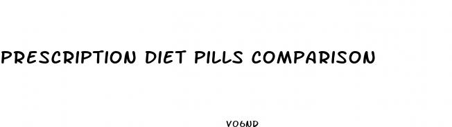 prescription diet pills comparison
