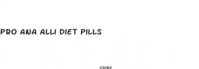 pro ana alli diet pills