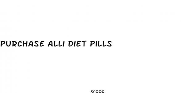 purchase alli diet pills