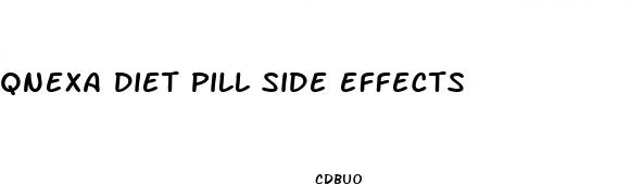 qnexa diet pill side effects