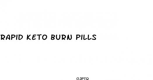 rapid keto burn pills