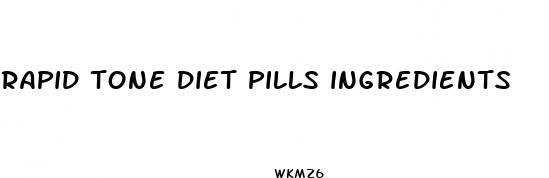 rapid tone diet pills ingredients