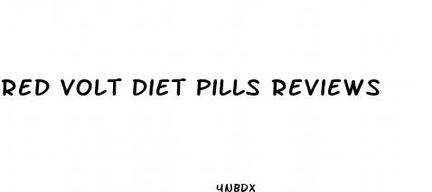 red volt diet pills reviews