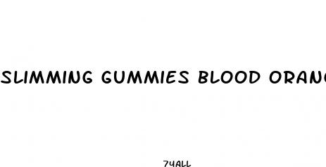 slimming gummies blood orange