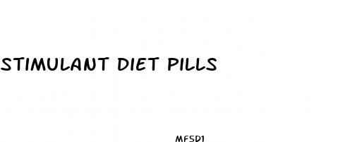 stimulant diet pills