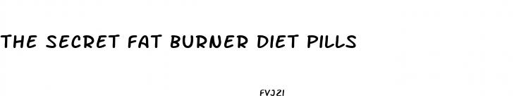 the secret fat burner diet pills
