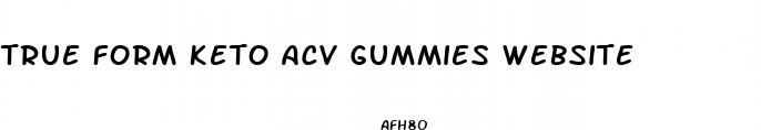 true form keto acv gummies website