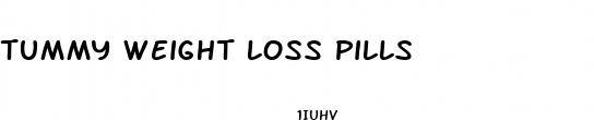 tummy weight loss pills